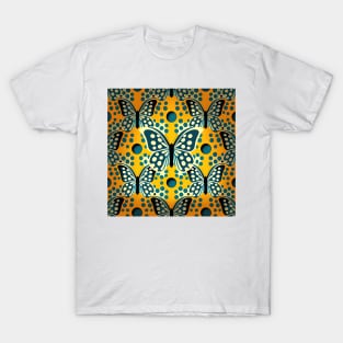 A Colorful Butterfly Pattern T-Shirt